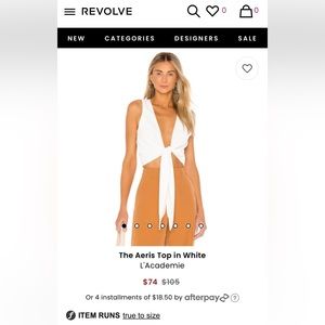 The Aeris Top in White
L'Academie